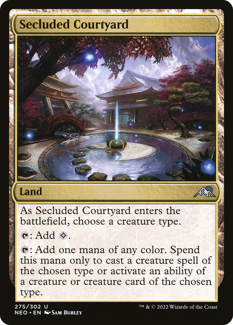 Secluded Courtyard - Foil