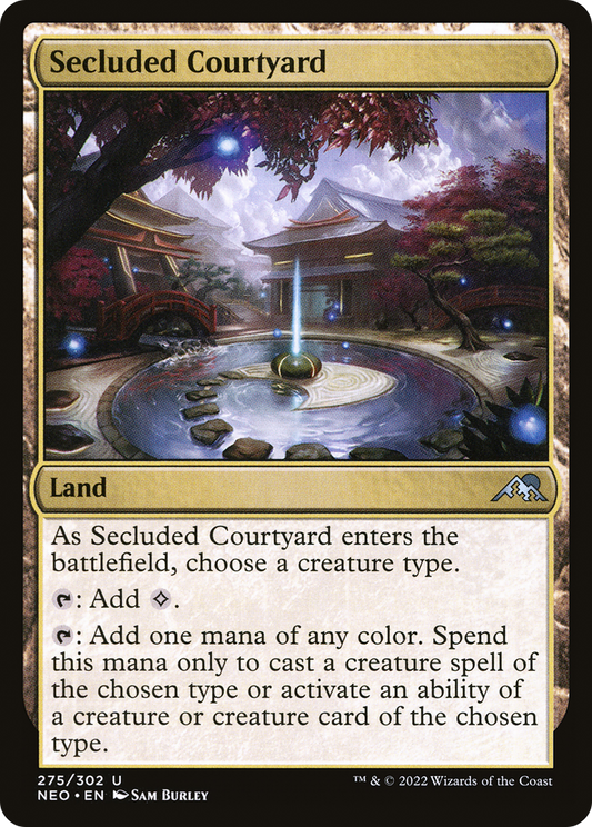 Secluded Courtyard - Foil