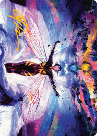 Pym Particles (08/45) Art Card (AMSH) - Gold-Stamped Signature
