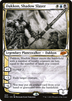 Dakkon, Shadow Slayer (363) (Showcase) - Foil