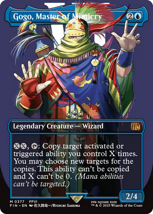 Gogo, Master of Mimicry (0377) (Borderless) - Foil