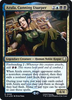 Azula, Cunning Usurper (0208) (Prerelease) (PTLA) - Foil