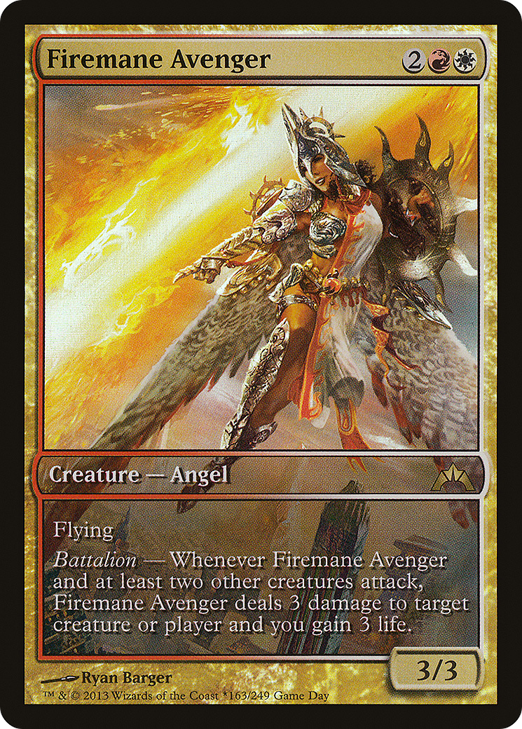 Firemane Avenger (163) (Game Day) - Foil