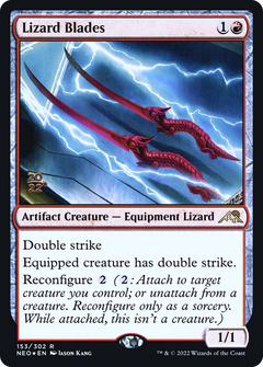 Lizard Blades (153) (Prerelease) - Foil
