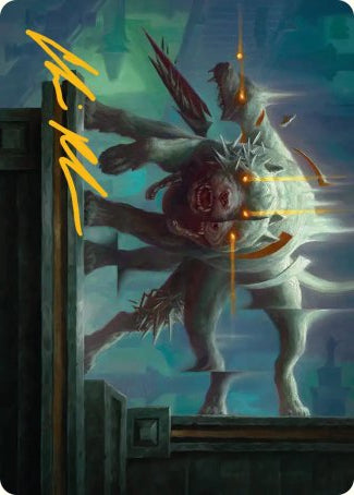 Flickering Hound (02/54) Art Card (FRA) - Gold-Stamped Signature