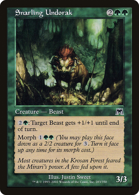 Snarling Undorak - Foil