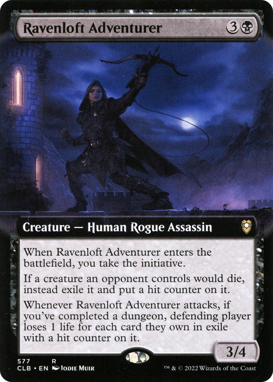 Ravenloft Adventurer (577) (Extended Art) - Foil