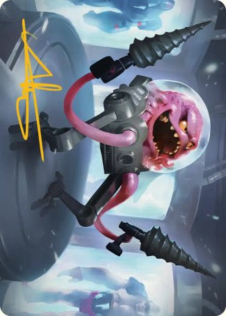 Krang, Master Mind (04/54) Art Card (ATMT) - Gold-Stamped Signature