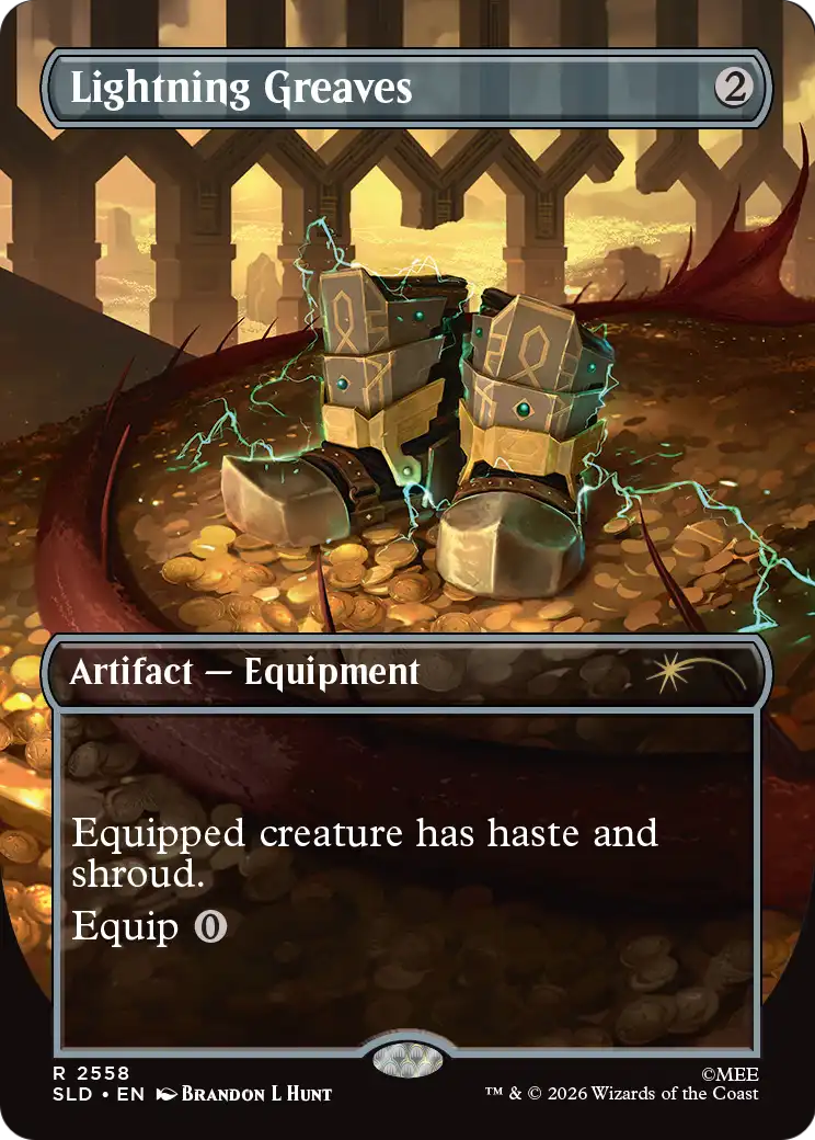 Lightning Greaves (2558) (Borderless) (SLD)