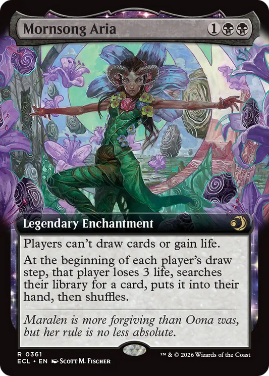 Mornsong Aria (0361) (Extended Art) (ECL) - Foil