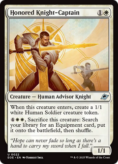 Honored Knight-Captain - Foil
