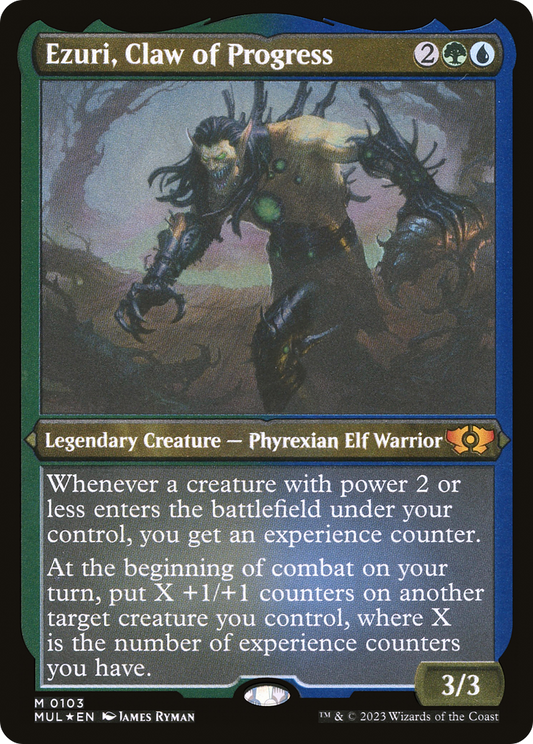 Ezuri, Claw of Progress (0103) - Foil Etched