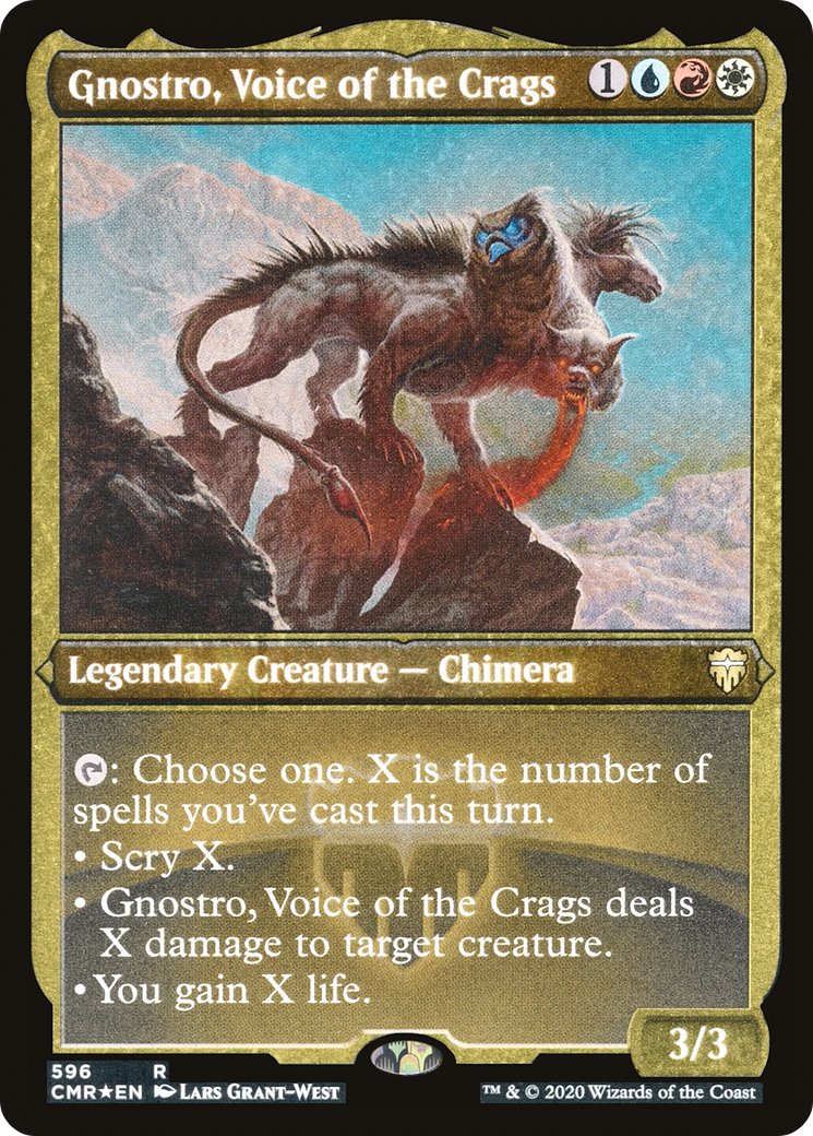 Gnostro, Voice of the Crags - Foil Etched