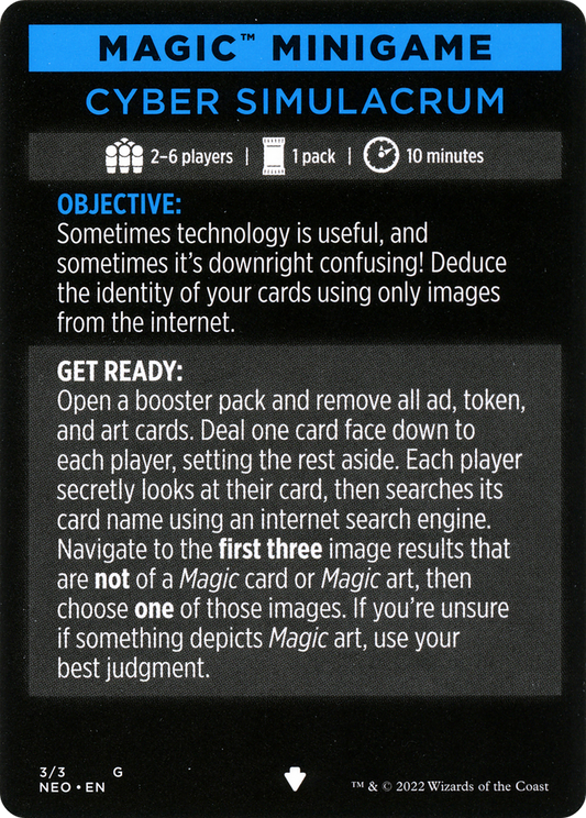 Magic Minigame: Cyber Simulacrum (MNEO)