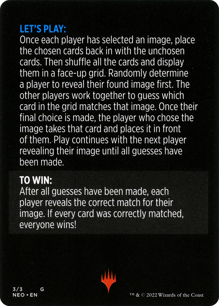 Magic Minigame: Cyber Simulacrum (MNEO)