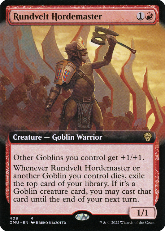 Rundvelt Hordemaster (409) (Extended Art) - Foil