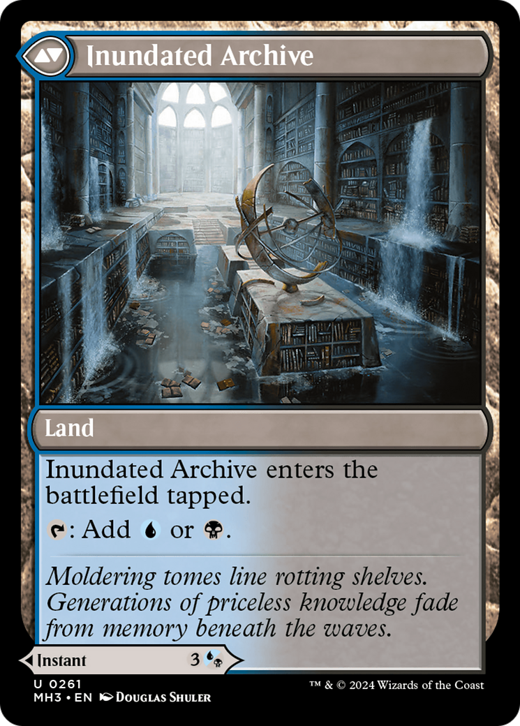 Waterlogged Teachings // Inundated Archive (MH3)