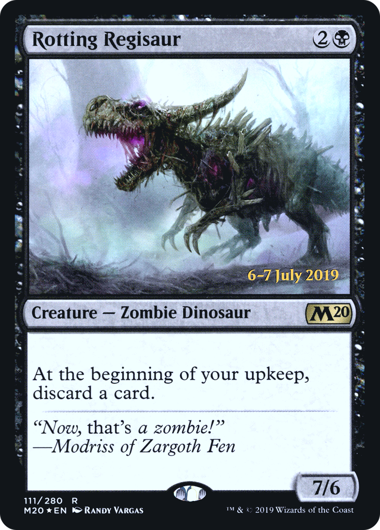 Rotting Regisaur (111) (Prerelease) - Foil