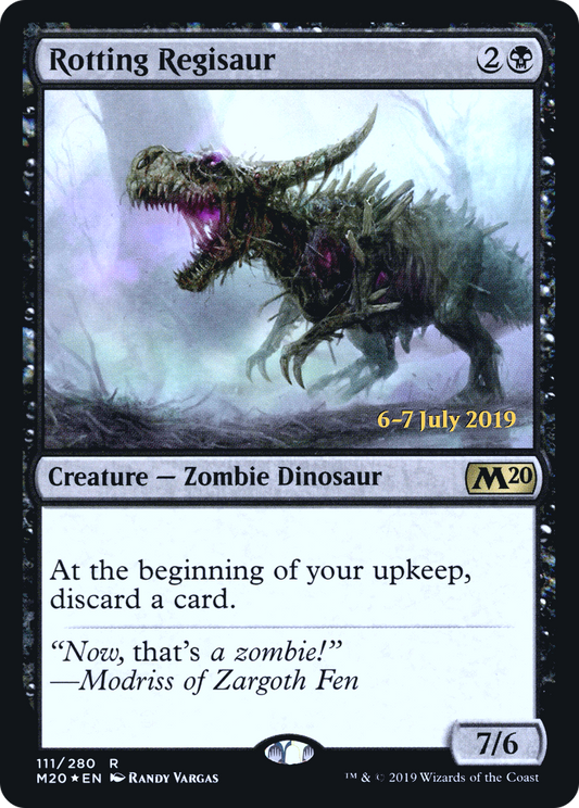 Rotting Regisaur (111) (Prerelease) - Foil