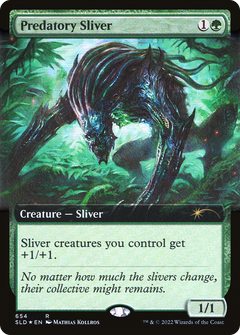 Predatory Sliver (654) (Extended Art) - Foil
