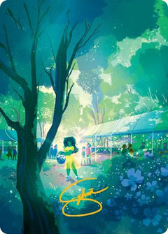 Forest (17/45) Art Card (AMSH) - Gold-Stamped Signature