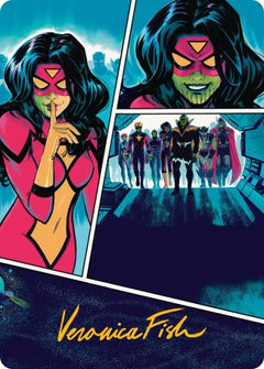 Secret Invasion (18/45) Art Card (AMSH) - Gold-Stamped Signature