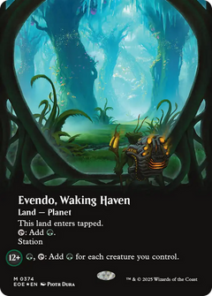 Evendo, Waking Haven (0374) (Borderless) - Galaxy Foil
