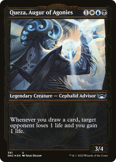 Queza, Augur of Agonies (391) (Showcase) - Gilded Foil