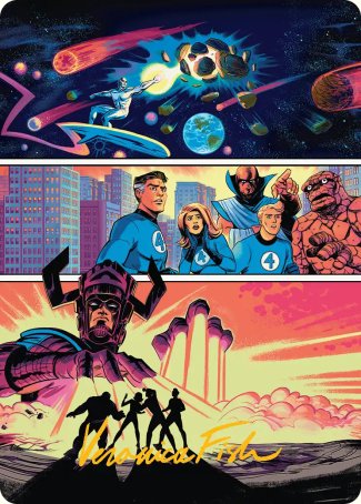 The Coming of Galactus (20/45) Art Card (AMSH) - Gold-Stamped Signature
