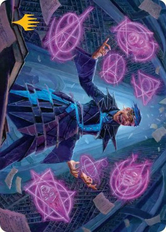 Dark Matter Manipulator (11/54) Art Card (FRA) - Gold-Stamped Signature