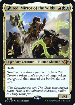 Ghired, Mirror of the Wilds (0205) (Prerelease) - Foil