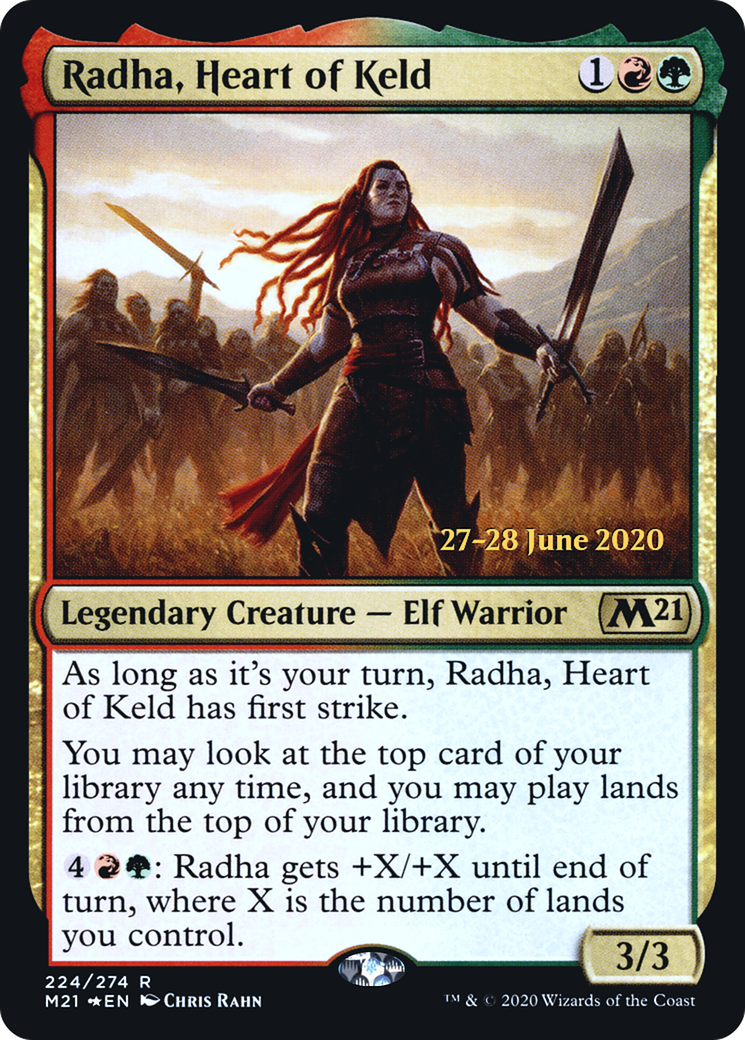 Radha, Heart of Keld (224) (Prerelease) - Foil