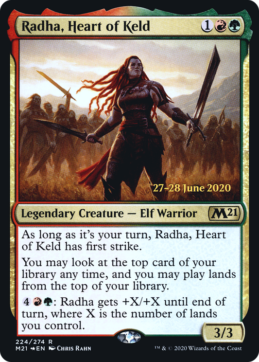 Radha, Heart of Keld (224) (Prerelease) - Foil