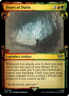 Doors of Durin (0650) (Showcase) - Silver Foil