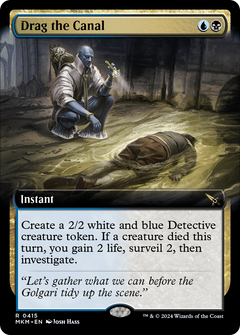 Drag the Canal (0415) (Extended Art) - Foil