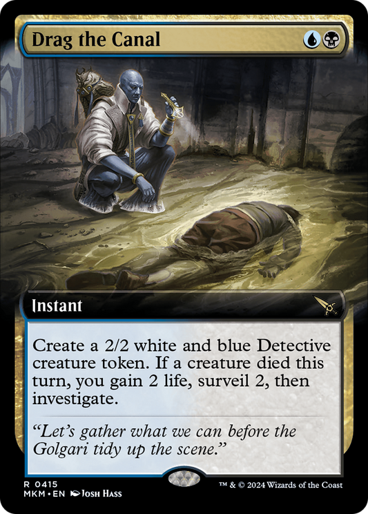 Drag the Canal (0415) (Extended Art) - Foil