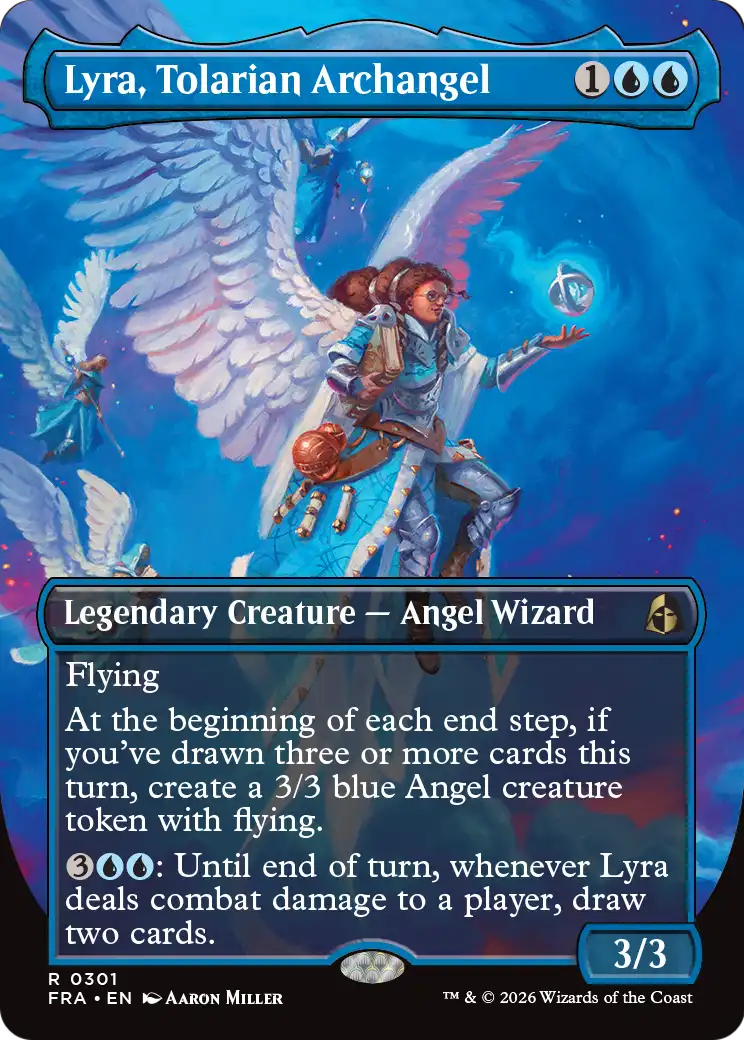 Lyra, Tolarian Archangel (0301) (Borderless) (FRA)
