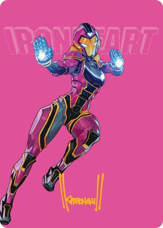 Ironheart, Clever Champion (23/45) Art Card (AMSH) - Gold-Stamped Signature