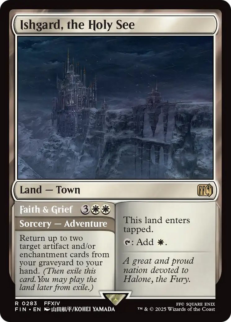 Ishgard, the Holy See // Faith & Grief - Foil