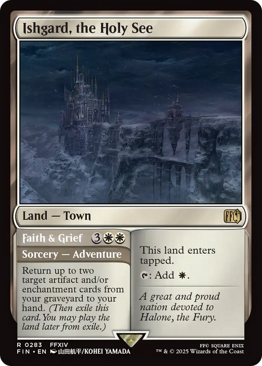 Ishgard, the Holy See // Faith & Grief - Foil