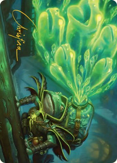 Burrog Barrage (15/54) Art Card (ASOS) - Gold-Stamped Signature
