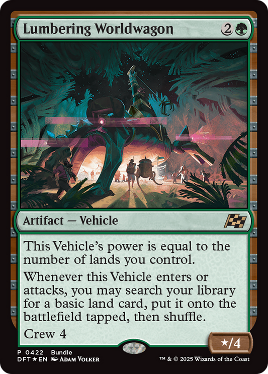Lumbering Worldwagon (0422) (Bundle) - Foil