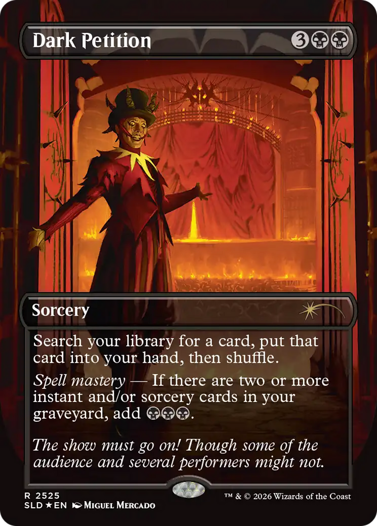 Dark Petition (2525) (Borderless) (SLD) - Foil