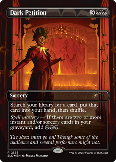 Dark Petition (2525) (Borderless) (SLD) - Foil
