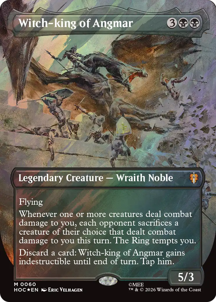 Witch-king of Angmar (0060) (Borderless) (HOC) - Surge Foil