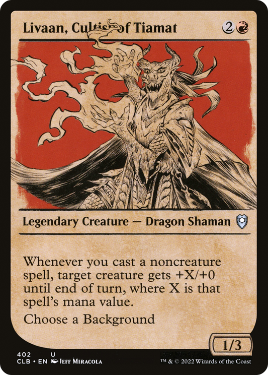 Livaan, Cultist of Tiamat (402) (Showcase)