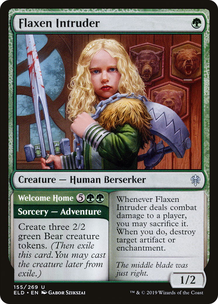 Flaxen Intruder // Welcome Home - Foil