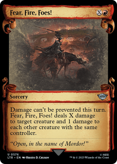 Fear, Fire, Foes! (0576) (Showcase) - Silver Foil