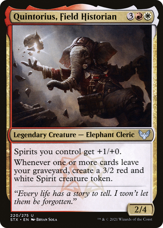 Quintorius, Field Historian - Foil