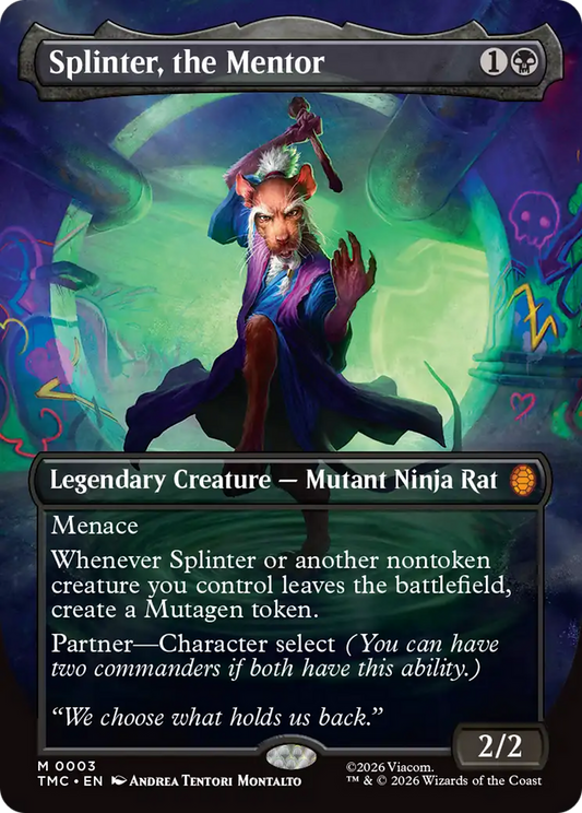 Splinter, the Mentor (0003) (Borderless) (TMC) - Foil